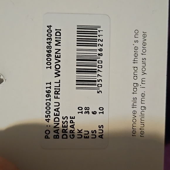 Purple dress - Picture 3 of 3